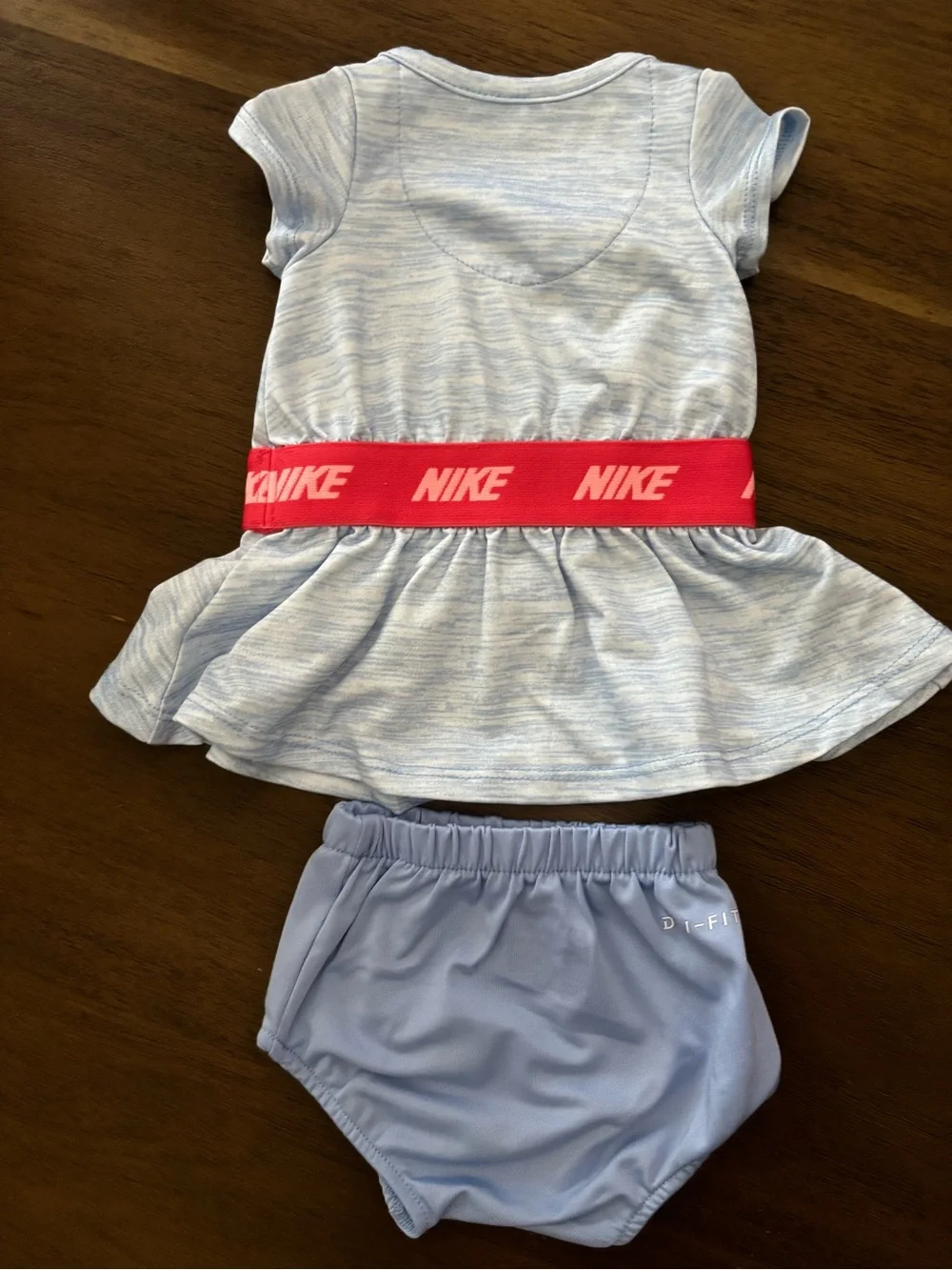 Nike Light Blue and Pink Girls' Matching Set - Picture 2 of 3